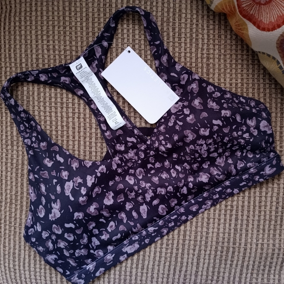 🆕Fabletics | Kessler Sports Bra II Medium Impact in Shadow Sauvage Size XL - Picture 3 of 9